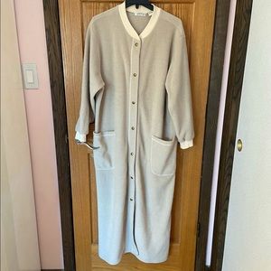 Orvis Nightgown Fleece Housecoat Robe Medium